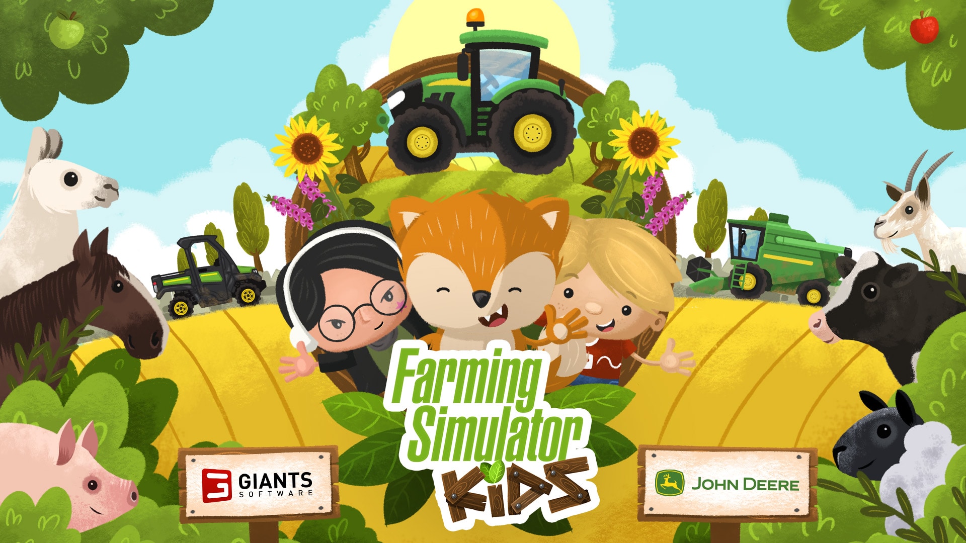 GIANTS Software och John Deere aviserar lantbruksspel för barn