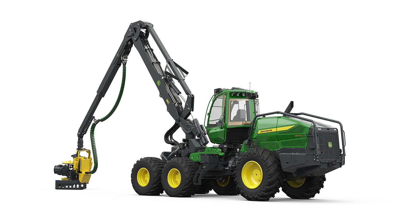 John Deere 1470H skördemaskin på hjul